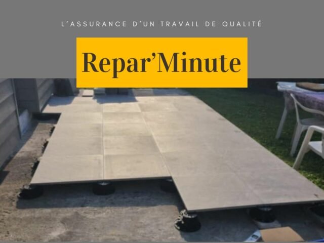 Carrelage sur plot « Terrasse »