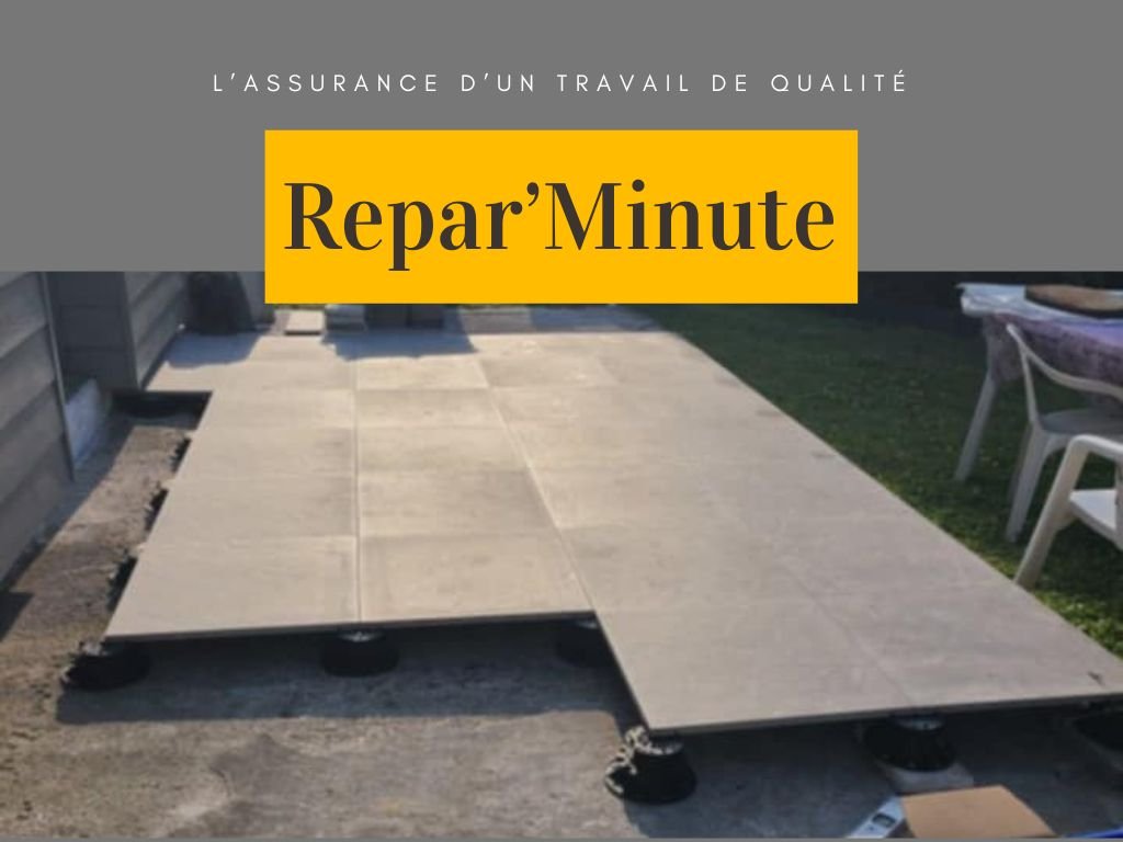 Carrelage sur plot « Terrasse »