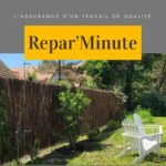 Cloture avec brise vue