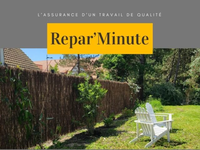 Cloture avec brise vue