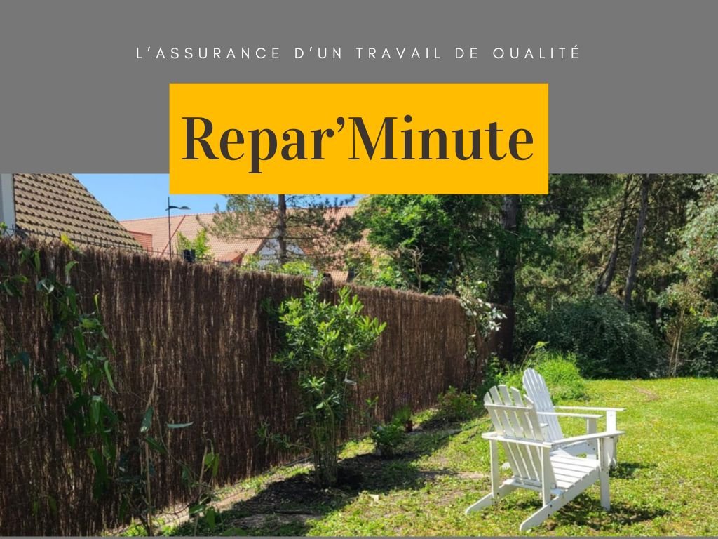 Cloture avec brise vue