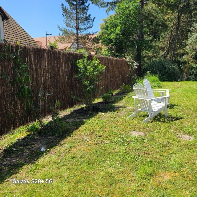 Cloture avec briser vue terminée