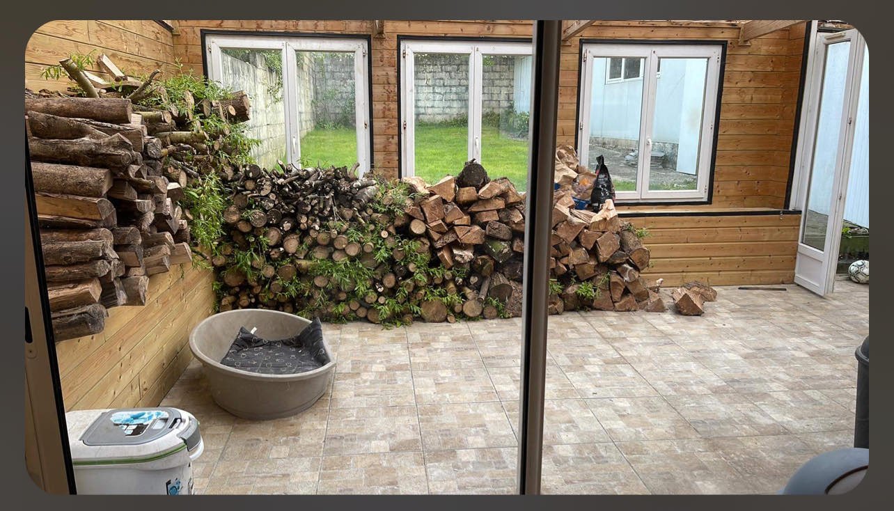 Aménagement de la véranda