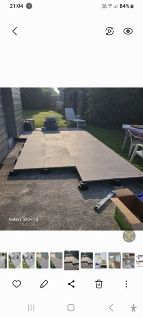 carrelage sur plot terrasse