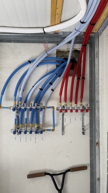 Installation d'une nourrice à vannes