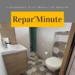 Création d'une douche italienne + wc suspendu