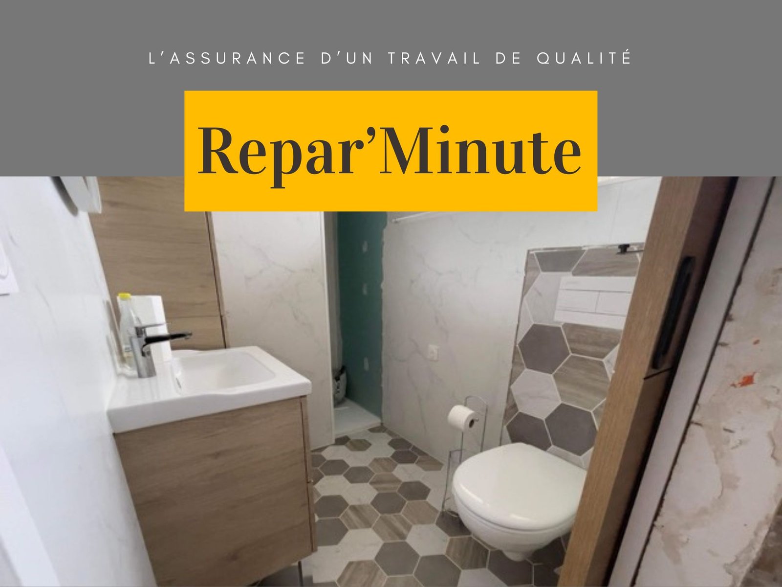 Création salle de douche + WC